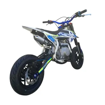 Pit Bike NCX Thor 125 4M 10-10 Telaio 14'' - Vista 45° Posteriore