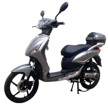 Scooter X-Tech EVO Li-ion Targabile 1250W 48V 24Ah - Colore Grigio - Vista Frontale Sinistra