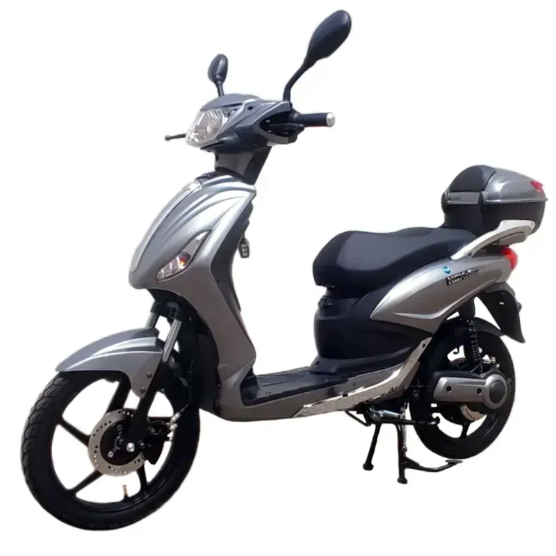 Scooter X-Tech EVO Li-ion Targabile 1250W 48V 24Ah - Colore Grigio - Vista Frontale Sinistra