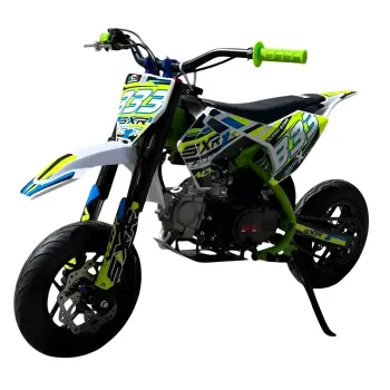 Pit Bike NCX Sxr 125 4M 10/10 Motard Telaio 14'' - Vista Frontale Sinistra