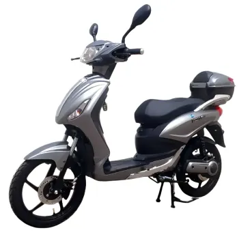 Scooter X-Tech EVO Lead Acid 1250W 48V 20Ah Targabile - Colore Grigio - Vista Frontale Sinistra