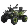 Maxi Quad Mega Angry 250 R10 - Colore Nero/Verde- Vista 45° Frontale