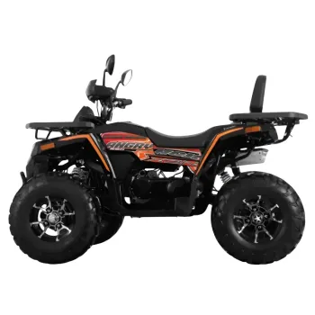 Maxi Quad Mega Angry 250 R10 - Colore Nero/Arancio- Vista 45° Laterale