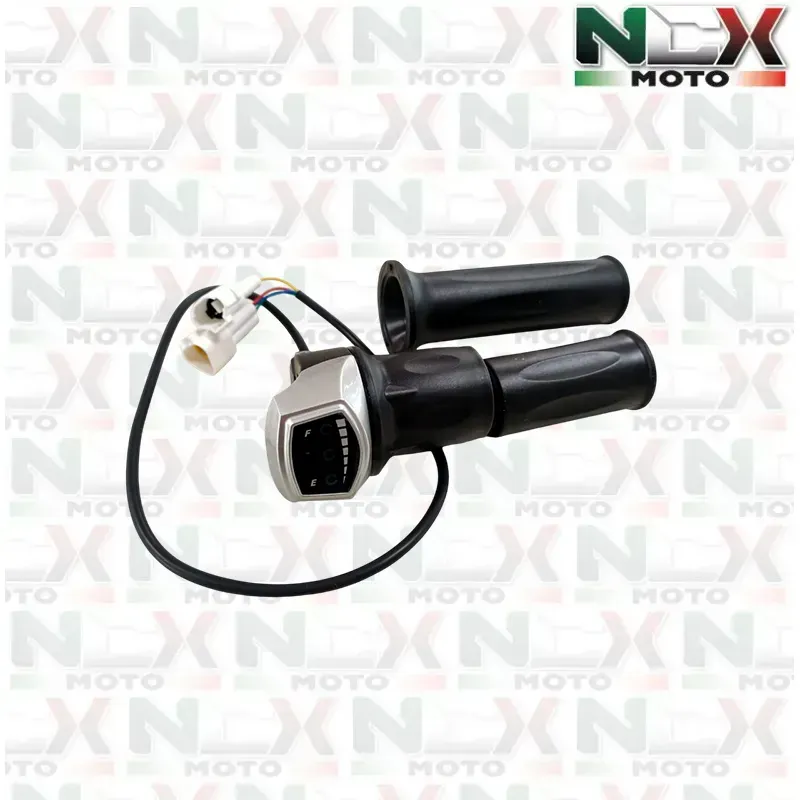 Kit Manopola Acceleratore 36V + Comando Freno SX Originale NCX per Minimoto e Minicross Elettriche