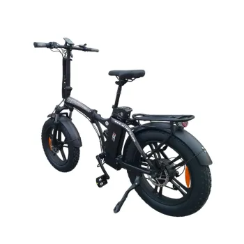 Fat E-Bike Pieghevole NCX Snake 7.5 15Ah - Vista 45° Posteriore