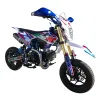 Pit Bike Motard NCX New Sxr 125 4T Semi-Auto 10/10 Telaio 14'' - Vista 45° Frontale