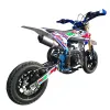 Pit Bike Motard NCX New Sxr 125 4T Semi-Auto 10/10 Telaio 14'' - Vista 45° Posteriore