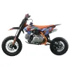 Pit Bike NCX Vyper 110cc Four Stroke 4T 12/10 - Colore Arancio/Blu - Vista 45° Laterale