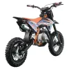 Pit Bike NCX Vyper 110cc Four Stroke 4T 12/10 - Colore Arancio/Blu - Vista 45° Posteriore