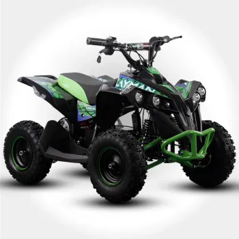 Mini Quad NCX Cayman 1000W R6 Elettrico - Colore Verde - Vista 45° Frontale