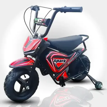 Mini Cross Elettrica Spark 250 Watt - Vista 45° Frontale