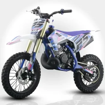 Mini Cross SXR 50cc R14/12 - Colore Fucsia - Vista 45° Frontale