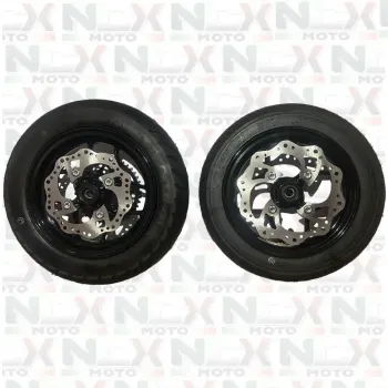 Motard Cerchi e Gomme 3.00x10 Anteriore e Posteriore