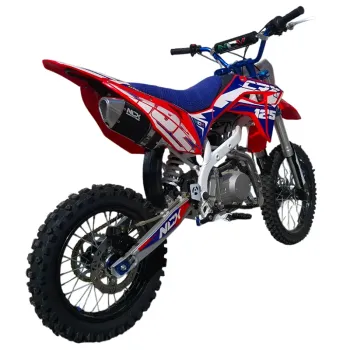 Pit Bike NCX CRX 125cc 17/14 4 Marce - Vista 45° Posteriore
