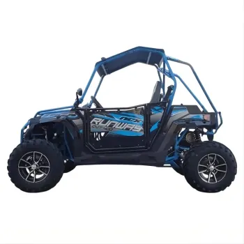 Buggy Runway 400 R12 L7E-B2 - Colore Blu - Vista 45° Frontale
