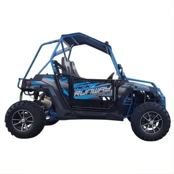 Buggy Runway 400 R12 L7E-B2 - Colore Blu - Vista 45° Frontale