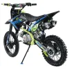 Pit Bike NCX New Vyper Double 140 - 4 Marce - Colore Nero-Blu-Giallo - Vista 45° Posteriore