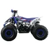 Quad Furious Evo 125 4T R8 - Colore Bianco/Rosso-Blu - Vista 45° Laterale