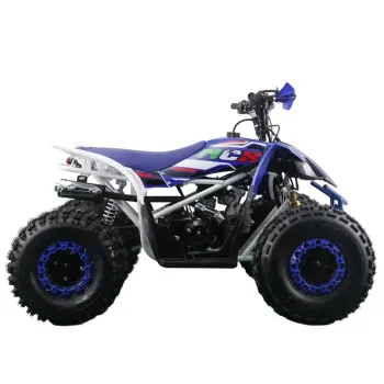 Quad Furious Evo 125 4T R8 - Colore Bianco/Rosso-Blu - Vista 45° Laterale