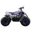 Quad Furious Evo 125 4T R8 - Colore Bianco/Rosso-Blu - Vista 45° Laterale