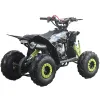 Quad Furious Six 125cc R6 Automatico + Retro - Colore Nero/Giallo - Vista 45° Posteriore