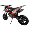 Pit Bike NCX Vyper 140 4T 12/12 Supermotard - Colore Bianco/Arancio - Vista 45° Posteriore