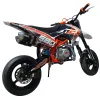 Pit Bike NCX Vyper 140 4T 12/12 Supermotard - Colore Bianco/Arancio - Vista 45° Posteriore
