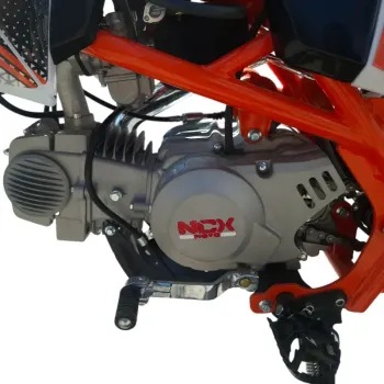 Pit Bike NCX Vyper 140 4T 12/12 Supermotard - Colore Bianco/Arancio - Dettagli