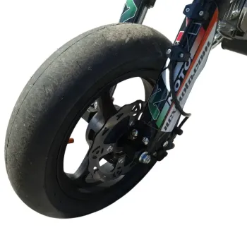 Pit Bike NCX Vyper 140 4T 12/12 Supermotard - Colore Bianco/Arancio - Dettagli