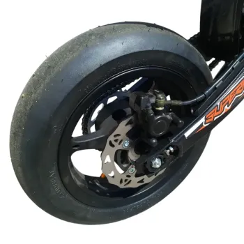 Pit Bike NCX Vyper 140 4T 12/12 Supermotard - Colore Bianco/Arancio - Dettagli