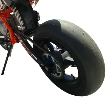 Pit Bike NCX Vyper 140 4T 12/12 Supermotard - Colore Bianco/Arancio - Dettagli