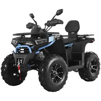 Maxi Quad Mammoth 270 R10 - Colore Nero/Blu - Vista 45° Frontale
