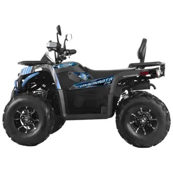 Maxi Quad Mammoth 270 R10 - Colore Nero/Blu - Vista 45° Laterale