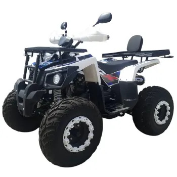 Maxi Quad Mega Angry 250 TR 4T R10 - Colore Bianco - Vista 45° Frontale
