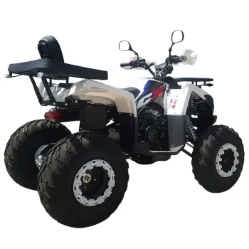 Maxi Quad Mega Angry 250 TR 4T R10 - Colore Bianco - Vista 45° Posteriore