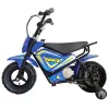 Mini Cross Elettrica Spark 250 Watt - Colore Blu - Vista 45° Laterale