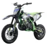 Mini Cross NCX Sxr 50 Doppia Marmitta 12/10 - Colore Nero/Verde - Vista 45° Frontale