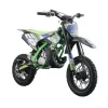 Mini Cross NCX Sxr 50 Doppia Marmitta 12/10 - Colore Nero/Verde - Vista 45° Frontale