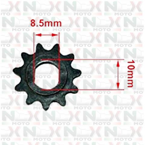 PIGNONE MONOPATTINO 120W - 11 DENTI 9MM