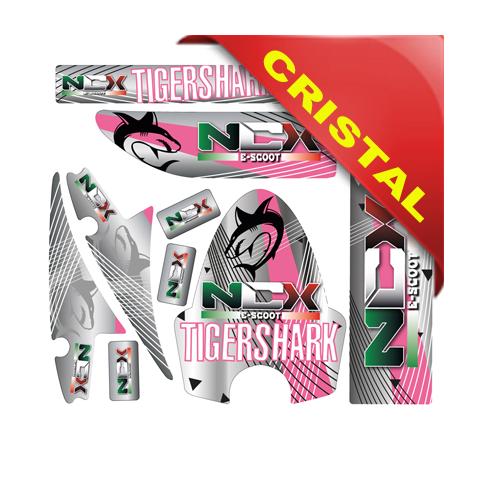 KIT GRAFICHE NCX TIGERSHARK ROSA IN CRISTAL