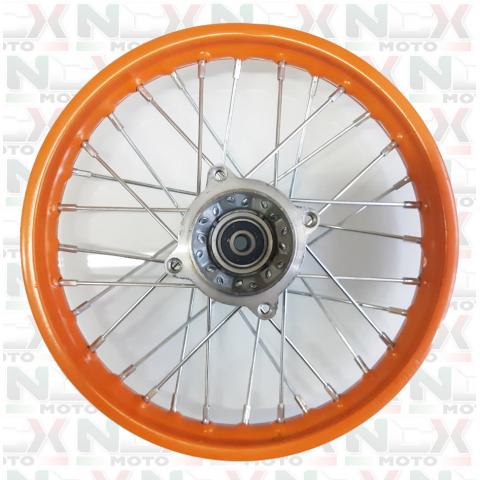 CERCHIO ANTERIORE 12" ARANCIO PER MINICROSS 