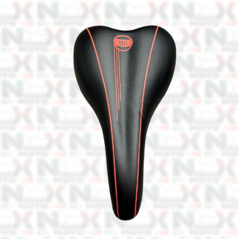 SELLA BICI FATBIKE NERO/ROSSO