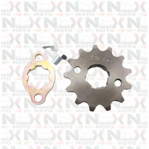 KIT PIGNONE 420 - 12 DENTI - 17mm COMPLETO DI FERMAPIGNONE