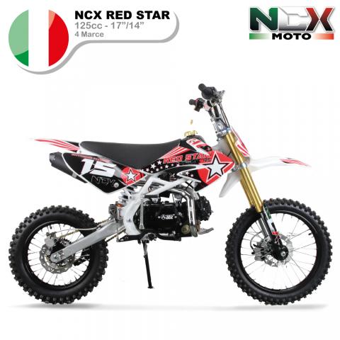 KIT CARENE BIANCHE PITBIKE RED STAR