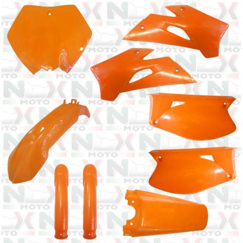 KIT CARENE PLASTICHE MINICROSS 50CC ARANCIONE