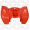 CARENA PLASTICA - COPERTURA POSTERIORE QUAD MOD. EXTREME 300CC ROSSO