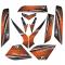 KIT GRAFICHE NCX V-RAPTOR ARANCIO IN PVC 55 micron