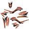 KIT GRAFICHE NCX TRACKER ARANCIO IN CRISTAL