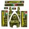 KIT GRAFICHE NCX TIGERSHARK RACING VERDE MILITARE IN PVC 55 micron