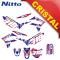 KIT GRAFICHE NCX CRX 150cc 17/14 BLU / ROSSO IN CRISTAL NITTO ®